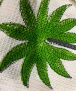 Handmade Green Palm Waffle-Wave Robe - Image 3