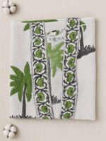 Handmade Green Palm Waffle-Wave Robe - Image 2