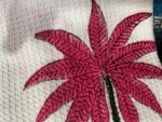 Handmade Pink Palm Waffle-Wave Robe - Image 2