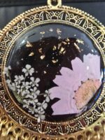 Midnight Bloom Statement Earrings - Image 3