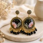 Midnight Bloom Statement Earrings